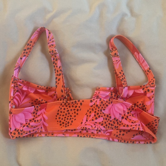Nuera swim large Elba top in papaya - Picture 2 of 2